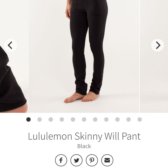 lululemon athletica Pants - Lululemon skinny will pant